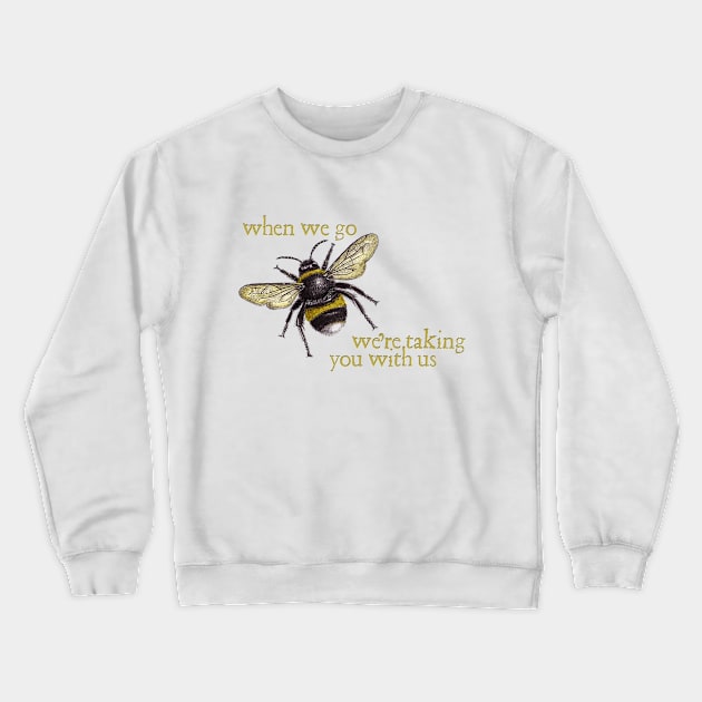 Save The Bees... Save The Planet Crewneck Sweatshirt by The Blue Box